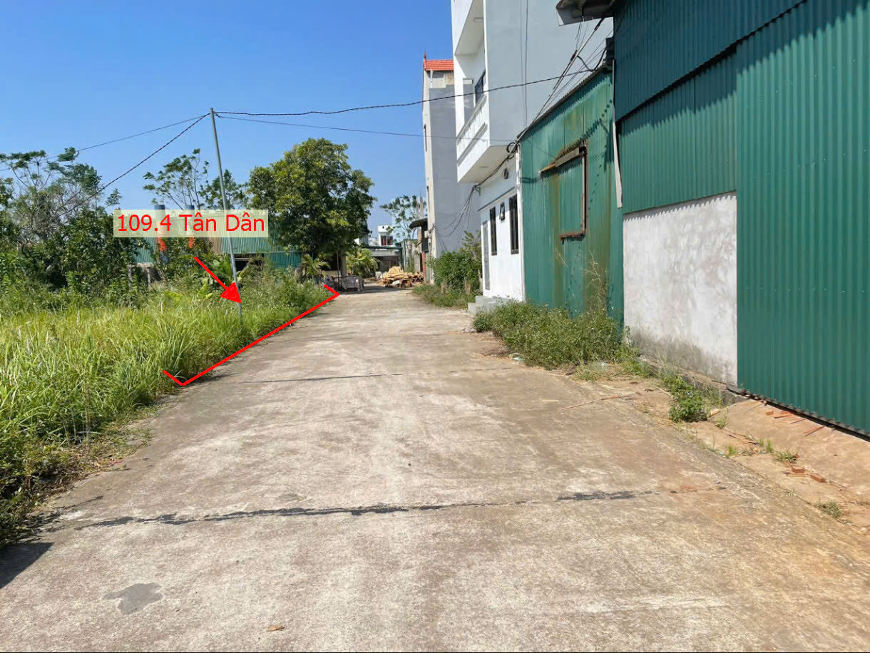 Hình ảnh Bán Đất Tân Dân Ô Tô Đỗ Tận Đất Sát Trục Chính Kinh Doanh Ngay Trung Tâm Xã Tân Dân 