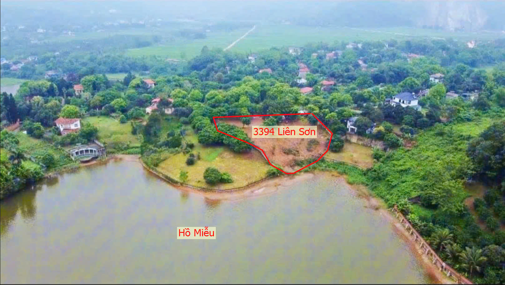 Hình ảnh Bán Đất Nghỉ Dưỡng 3394M2 Tại Liên Sơn Lương Sơn Bám Mặt View Hồ Miễu Thoáng Mát 