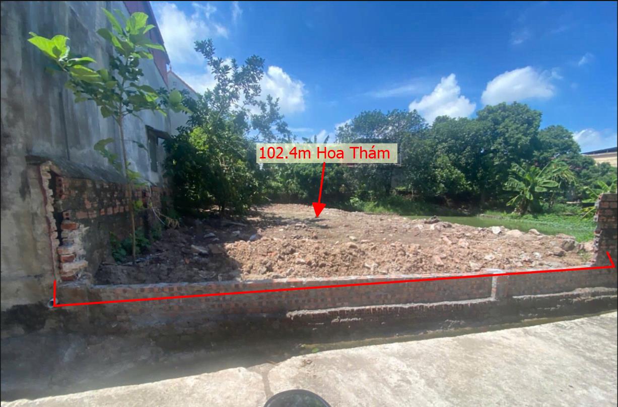 Hình ảnh Bán Lô Đất 102.4m Tại Hoàng Hoa Thám Bám Đường Bê Tông Ô Tô Vào Tận Đất Dân Cư Đông Đúc Thân Thiện Giá Đầu 