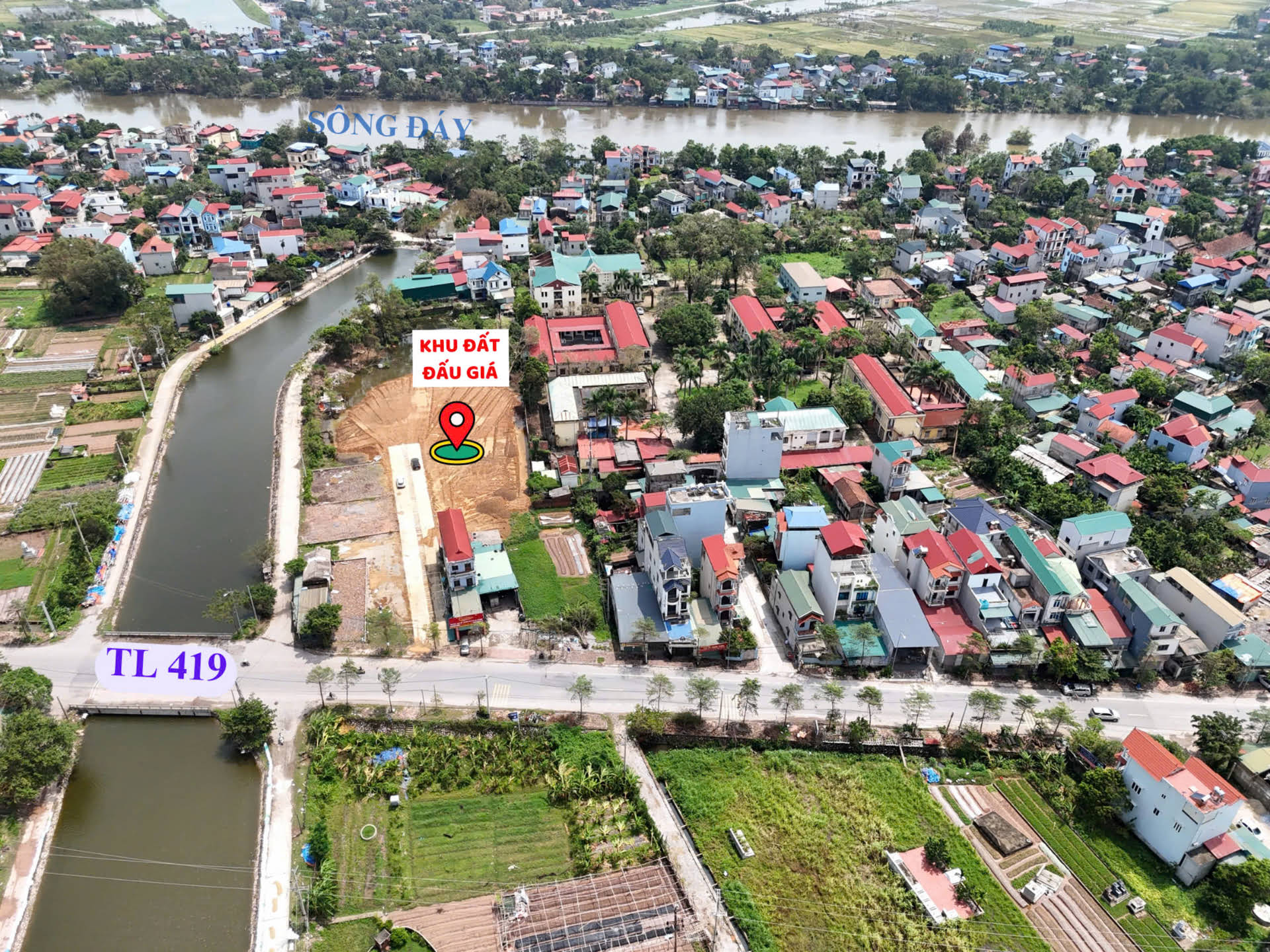 Hình ảnh Bán Đất Phúc Lâm Sát TL419 Ngay Trung Tâm Hành Chính Xã Phúc Lâm | Đất Đấu Giá Mỹ Đức (Thửa 17)