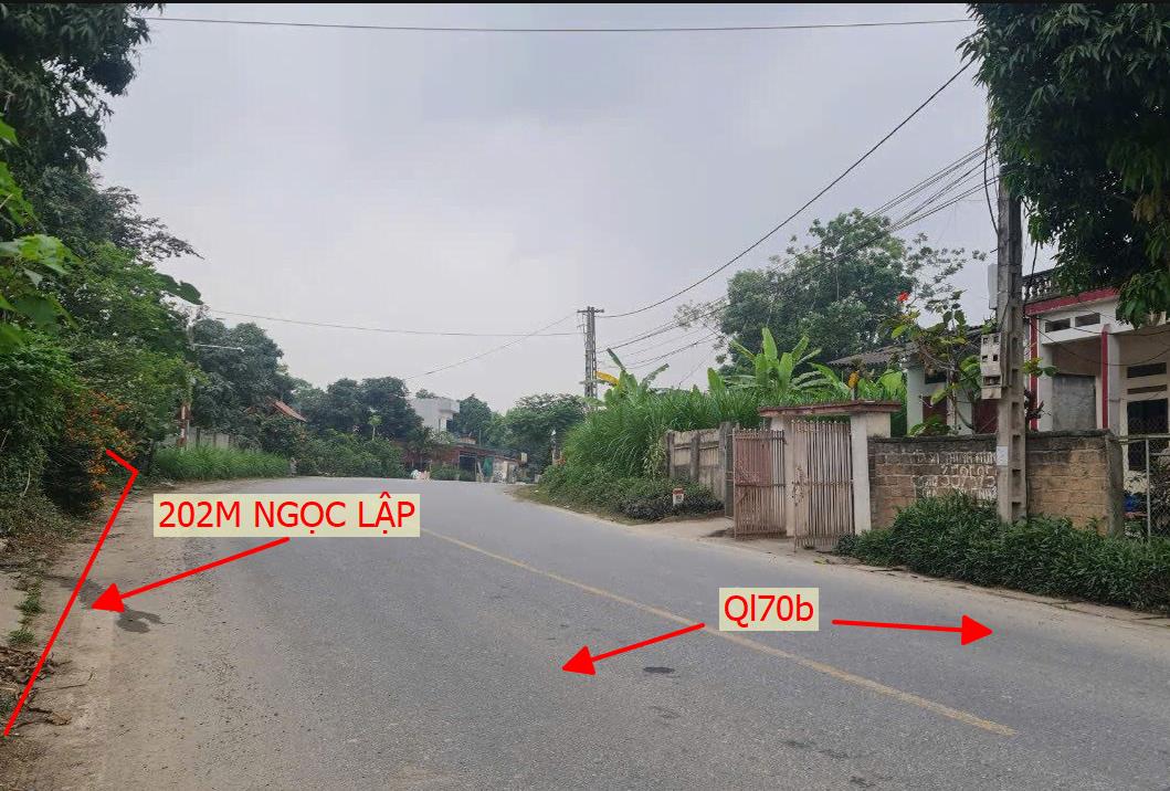 Hình ảnh Bán Lô Đất 202m Tại Ngọc Lập Yên Lập Bám Ql70b Xung Quanh Dân Cư Đông Đúc Giá Đầu Tư