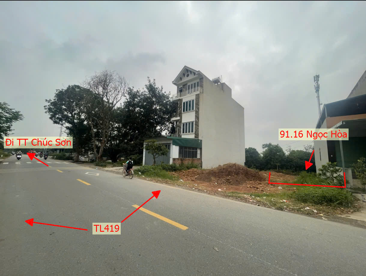 Hình ảnh Bán Đất Ngọc Hòa Mặt Đường Kinh Doanh TL419 Ngay Sau Khu Hành Chính Xã Ngọc Hòa