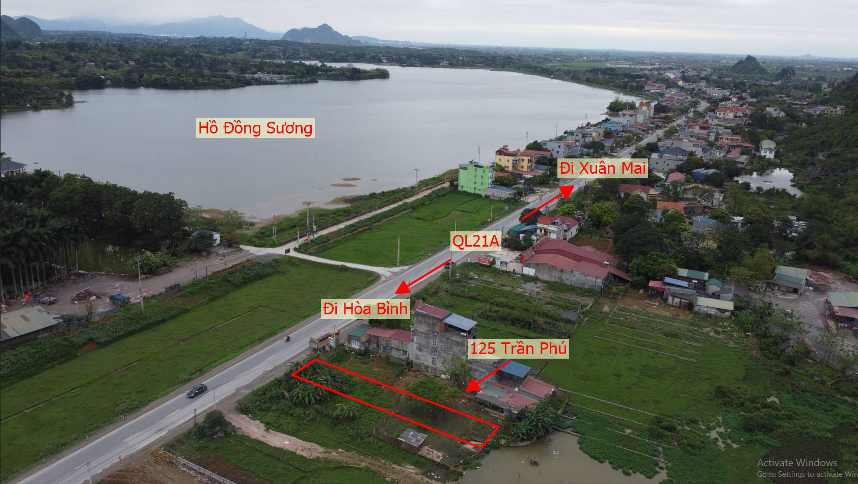 Hình ảnh Bán Đất Trần Phú Mặt Đường QL21A Đối Diện Hồ Đồng Sương Cực Đẹp Giá Chỉ Vài Tỷ