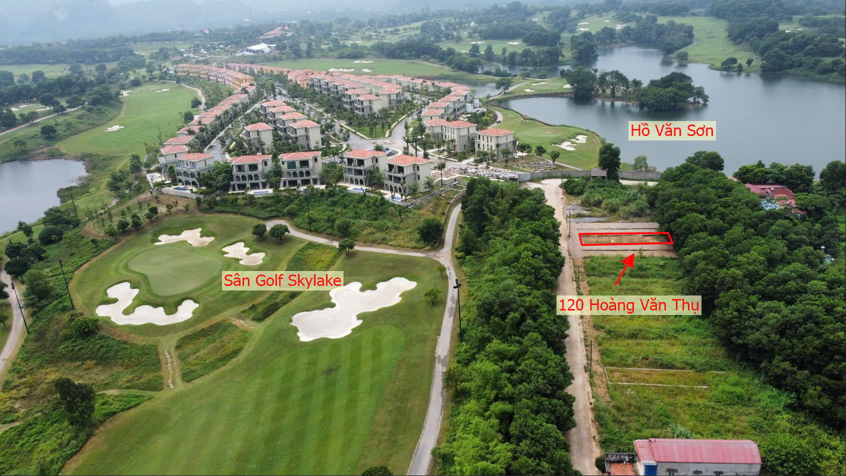 Hình ảnh Bán Đất Tái Định Cư Hoàng Văn Thụ Đối Diện Sân Golf Skylake Sát Hồ Văn Sơn Khu Nghỉ Dưỡng Skylake 