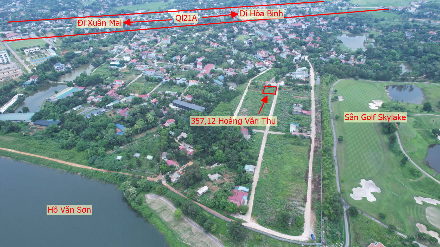 Hình ảnh Bất Động Sản Trần Phú Bán Đất Đấu Giá Khu Vực Hoàng Văn Thụ Đối Diện Sân Golf Skylake Sát Hồ Văn Sơn 