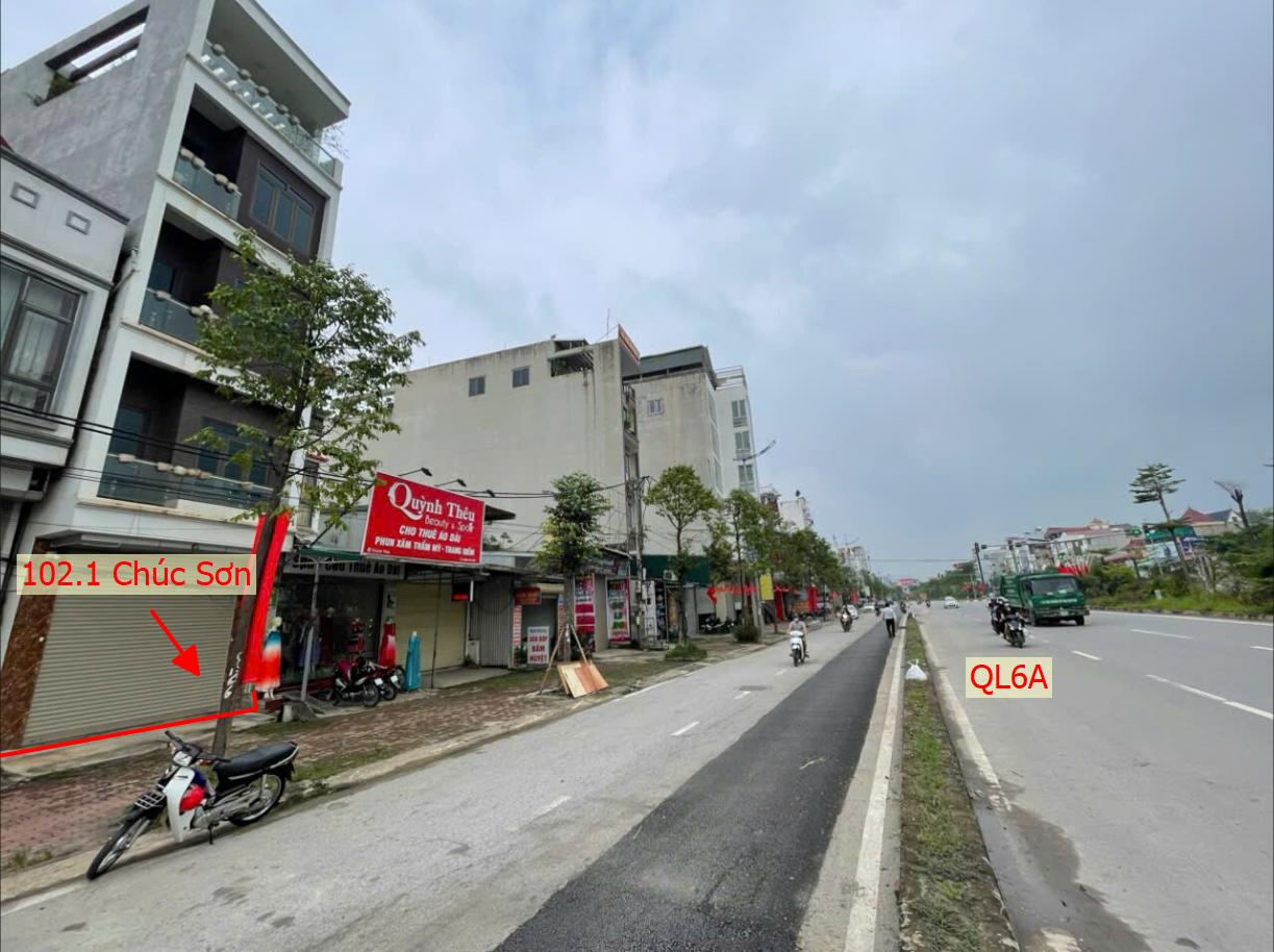 Hình ảnh Bán Đất Tặng Nhà 5 Tầng 102.1m Tại Chúc Sơn Bám Mặt Đường Kinh Doanh QL6A 