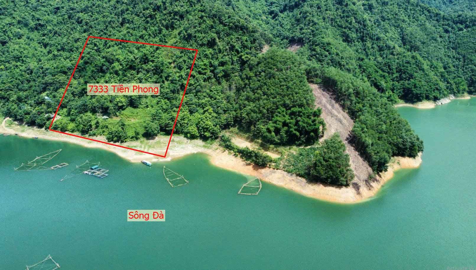 Hình ảnh Bán Đất Nghỉ Dưỡng Cực Đẹp Bám Mặt View Sông Đà Cực Đẹp Thoáng Mát 