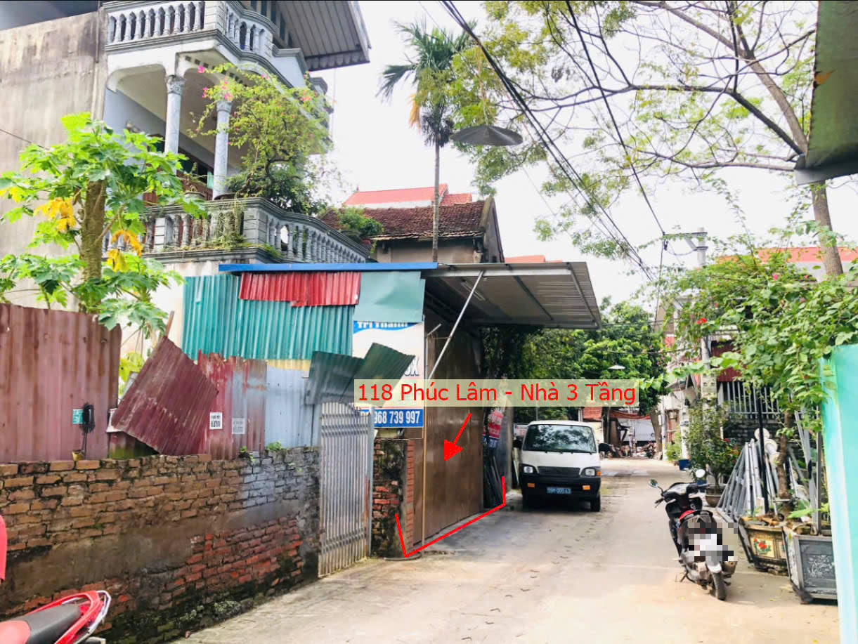 Hình ảnh Bán Nhà 3 Tầng Sát Trục Kinh Doanh Ô Tô Vào Tận Đất Ngay Trung Tâm Xã Phúc Lâm 