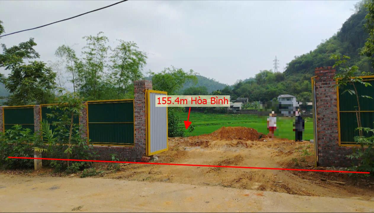 Hình ảnh Bán Lô Đất 155.4m Bám Đường Bê Tông Ô Tô Vào Tận Đất Dân Cư Đông Đúc View Núi Thoáng Mát Giá Đâu Tư