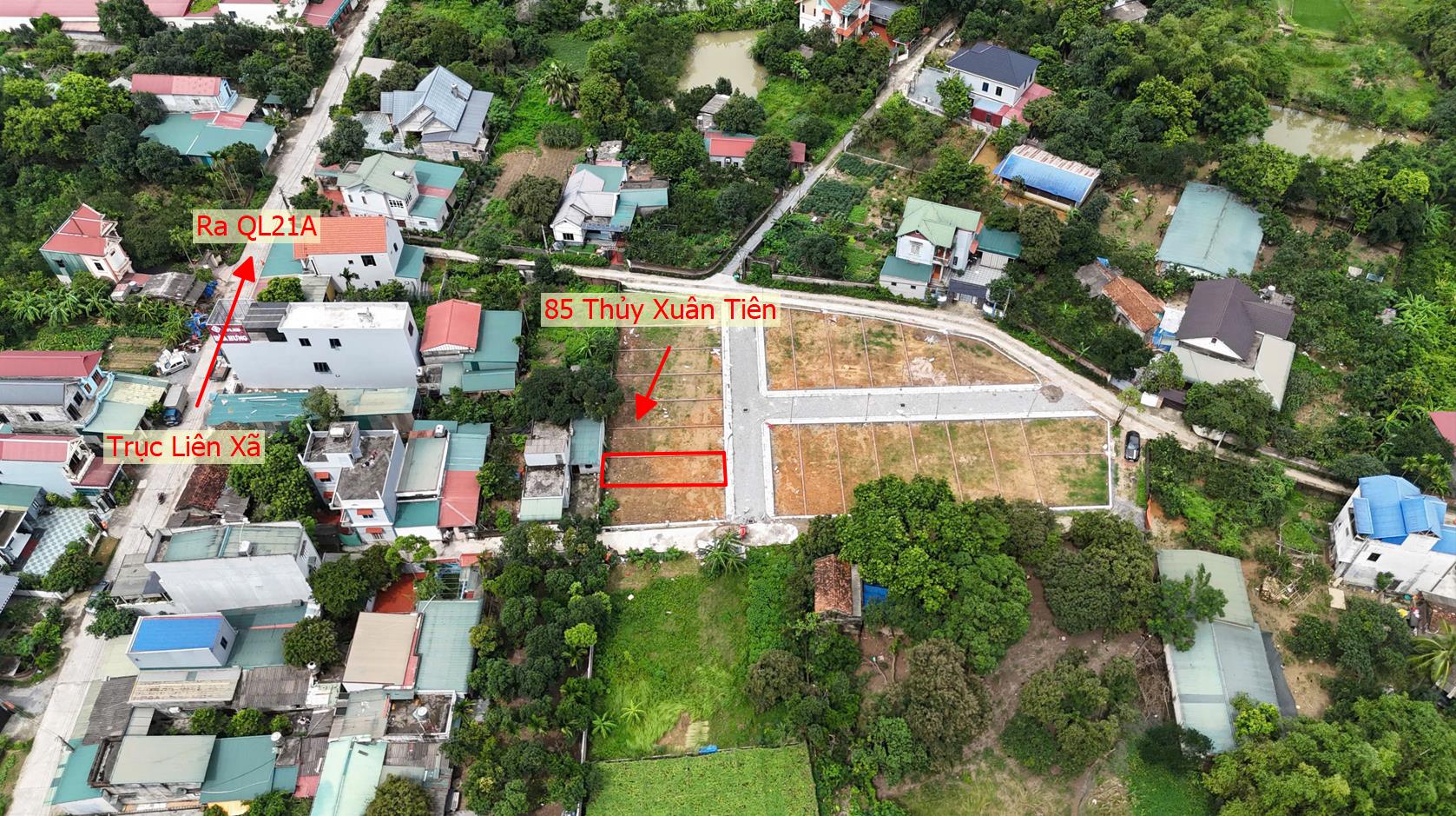 Hình ảnh Đất Phân Lô Thủy Xuân Tiên Ô Tô Đỗ Tận Đất Sát Trục Chính Liên Xã Gần QL21A Giá Nhỉnh 2 Tỷ 