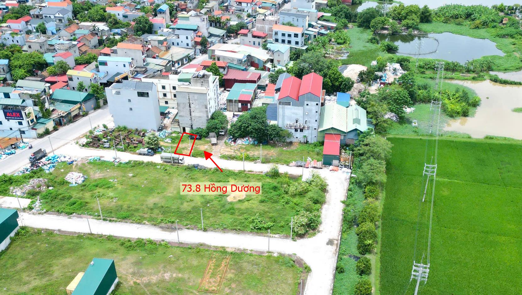 Hình ảnh Đất Đấu Giá Khu Gốc Quéo 2 Xã Hồng Dương Ngay Trung Tâm Hành Chính Xã Sát QL21B 