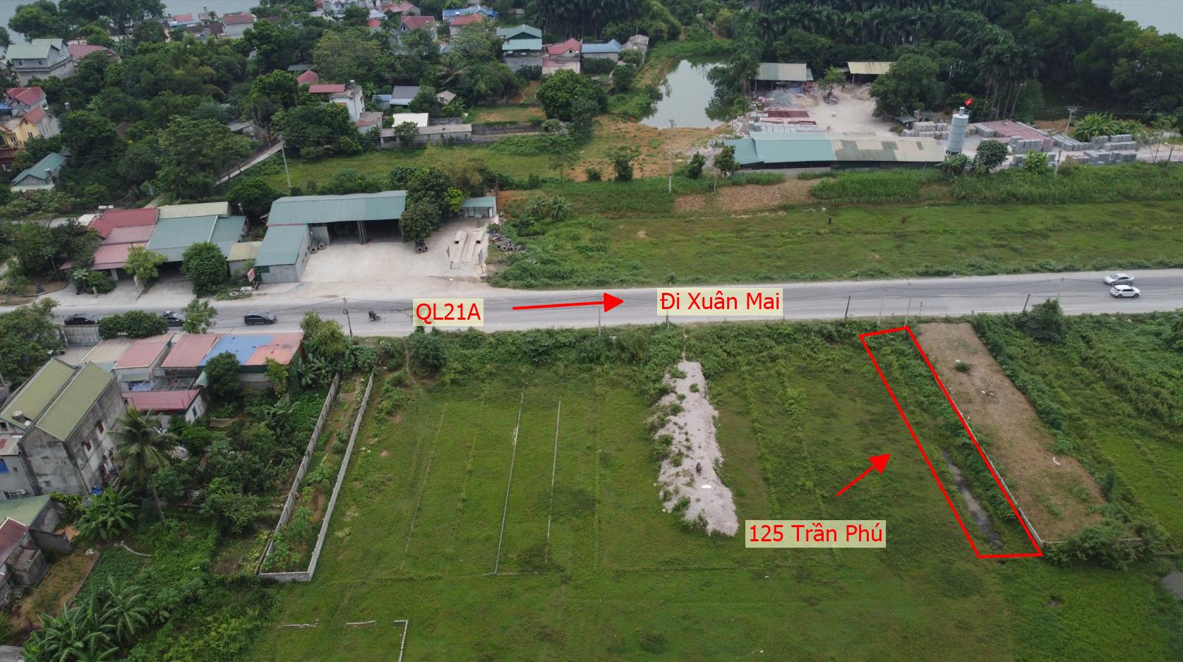 Hình ảnh Đất Phân Lô Đồng Sàng Trần Phú Mặt Đường QL21A Đối Diện Hồ Đồng Sương 