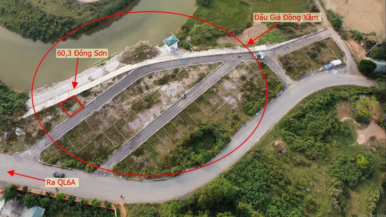 Hình ảnh Đất Đấu Giá Khu Đồng Xầm Xã Đông Sơn Sát Trục Chính Liên Huyện Giá Chỉ Hơn Tỷ