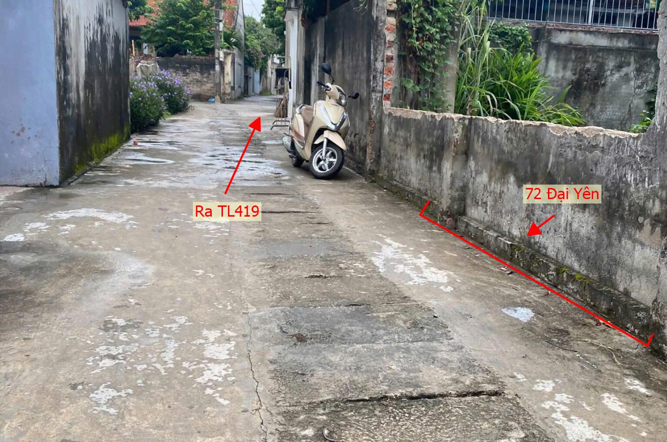 Hình ảnh Bán Đất Full Thổ Cư 72m Tại Đại Yên Ô Tô Vào Tận Đất Sát Mặt Đường Kinh Doanh TL410