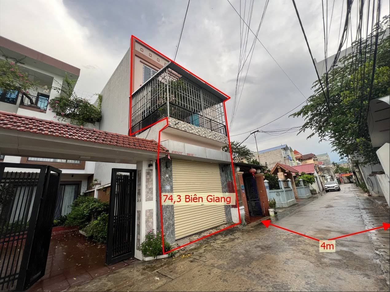 Hình ảnh Bán Nhà 3 Tầng 74.3m Tại Biên Giang Đường Ô Tô Tránh Gần QL6A, Cầu Mai Lĩnh Đang Triển Khai Mở Rộng