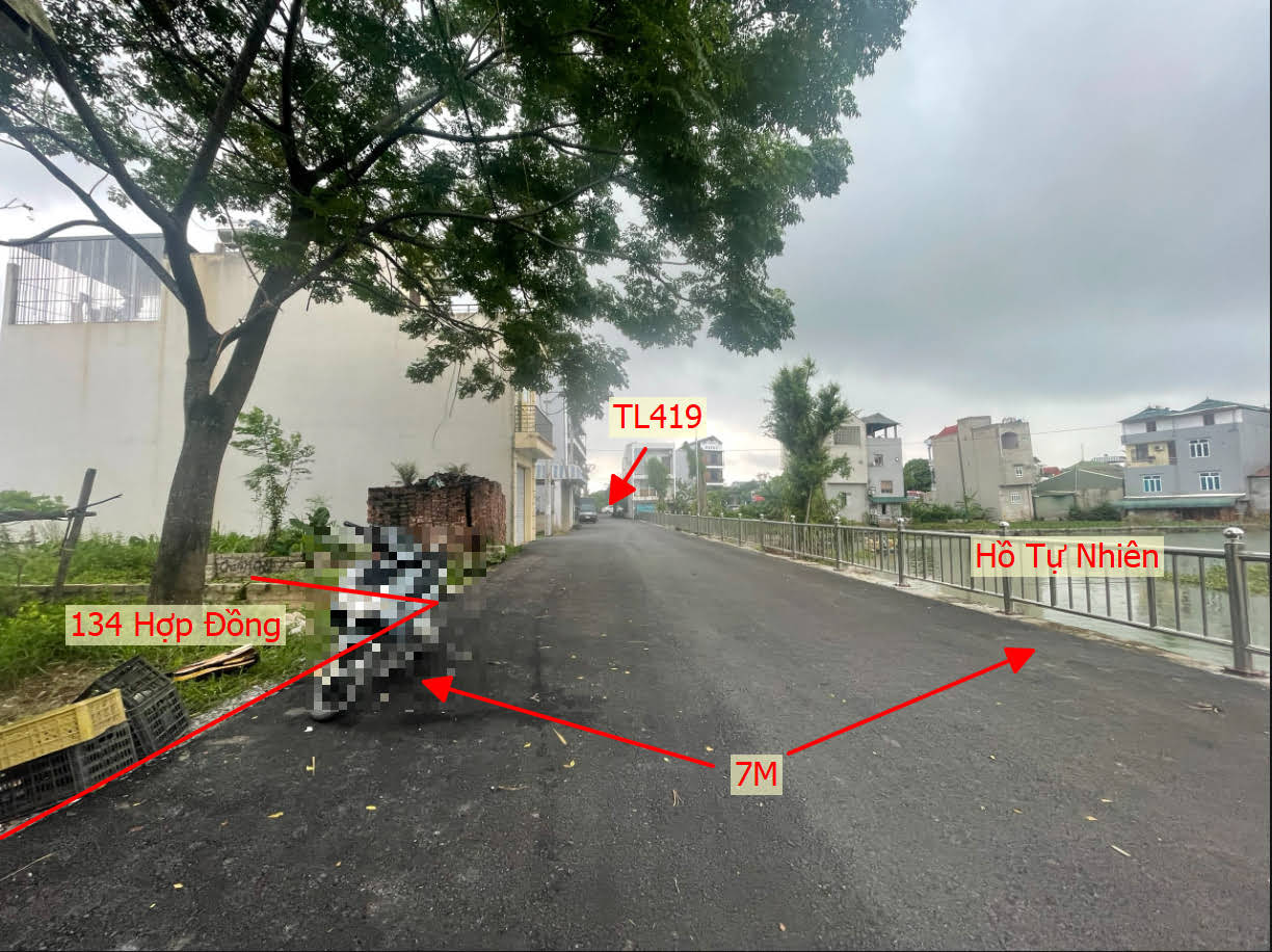 Hình ảnh Bán Đất Hợp Đồng 2 Mặt Tiền View Hồ Tự Nhiên Sát TL419 Ngay Trung Tâm Xã Hợp Đồng 