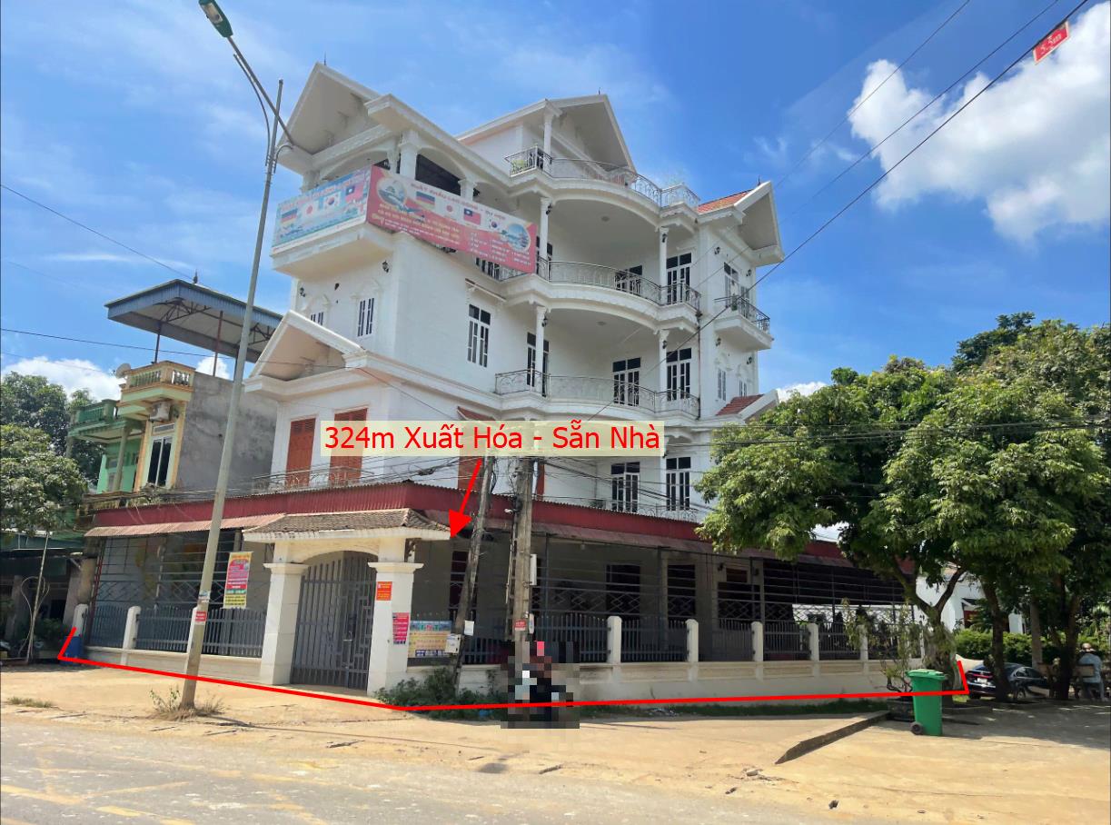 Hình ảnh Bán Lô Đất 324m Tại Xuất Hóa Lạc Sơn Sẵn Nhà 5 Tầng Đầy Đủ Tiện Nghi Chỉ Việc Ở Mặt Đường QL12b Giá Đầu Tư