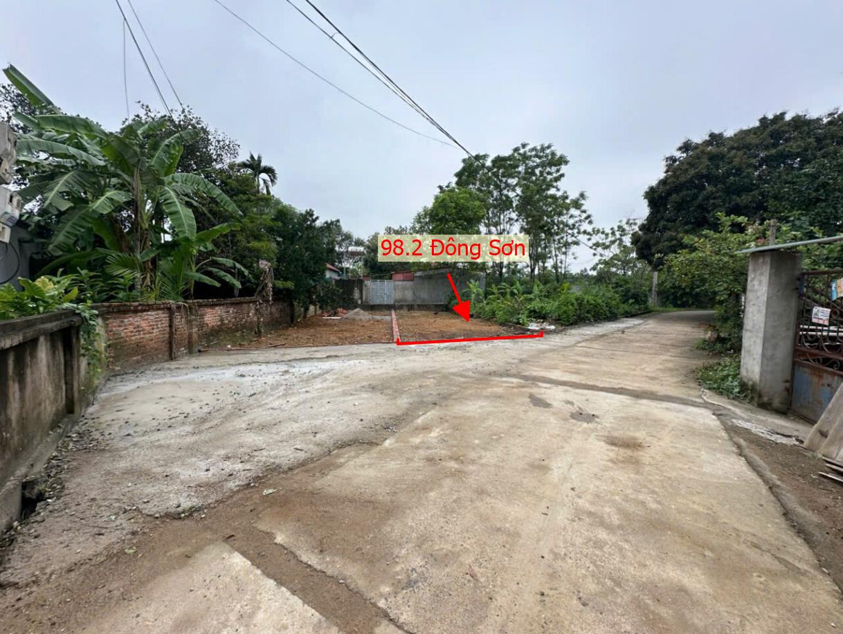 Hình ảnh Bán Thửa Đất 98.2m Tại Đông Sơn 2 Mặt Tiền Đường Ô Tô Tránh Gần QL6A Đang Mở Rộng Giá Chỉ Vài Tỷ