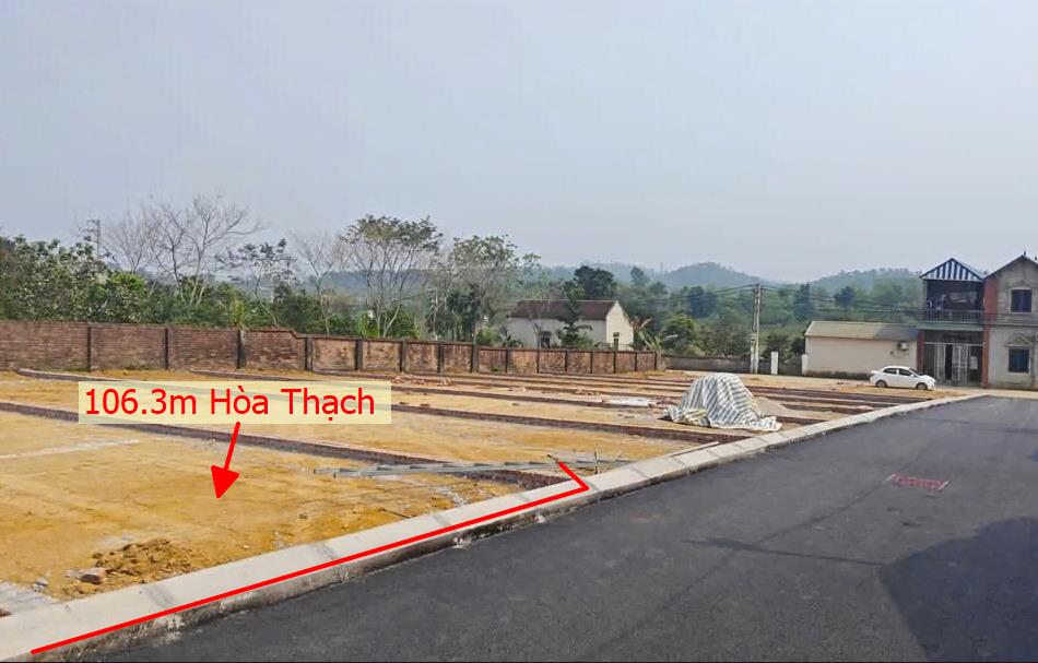 Hình ảnh Bán Lô Đất 106.3m Tại Quốc Oai Bám Đường Bê Tông Ô Tô Vào Tận Đất Dân Cư Đông Đúc Thân Thiện Gần Chợ Trường Học Ủy Ban Giá Đầu Tư