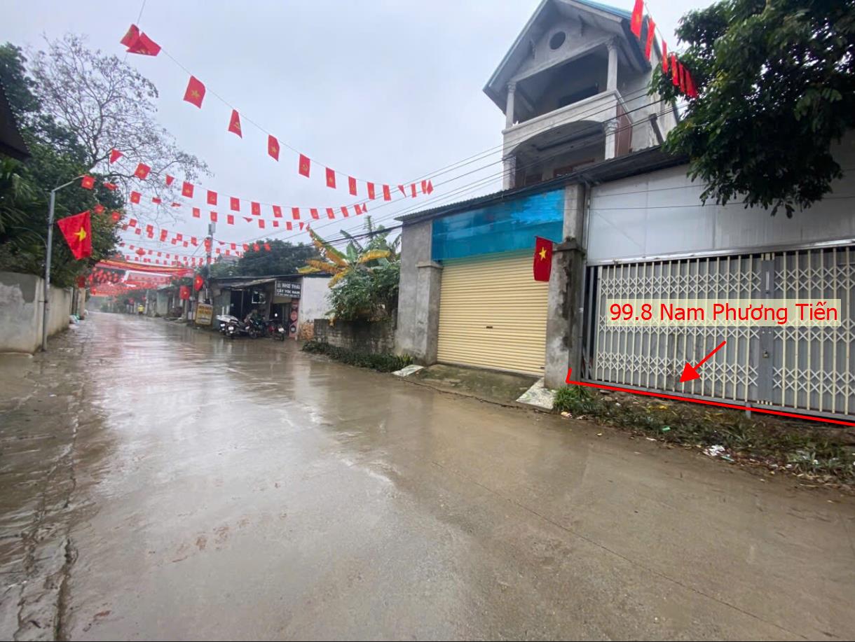 Hình ảnh Bất Động Sản Xuân Mai Bán Đất Khu Vực Nam Phương Tiến Sẵn Nhà Cấp 4 Mặt Trục Chính Kinh Doanh Gần Hồ Miễu 