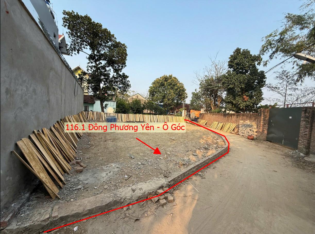 Hình ảnh Bán Lô Góc 2 Mặt Thoáng 116.1m Tại Đông Phương Yên Ô Tô Đỗ Tận Đất Thuộc Làn 2 QL6A Đang Mở Rộng