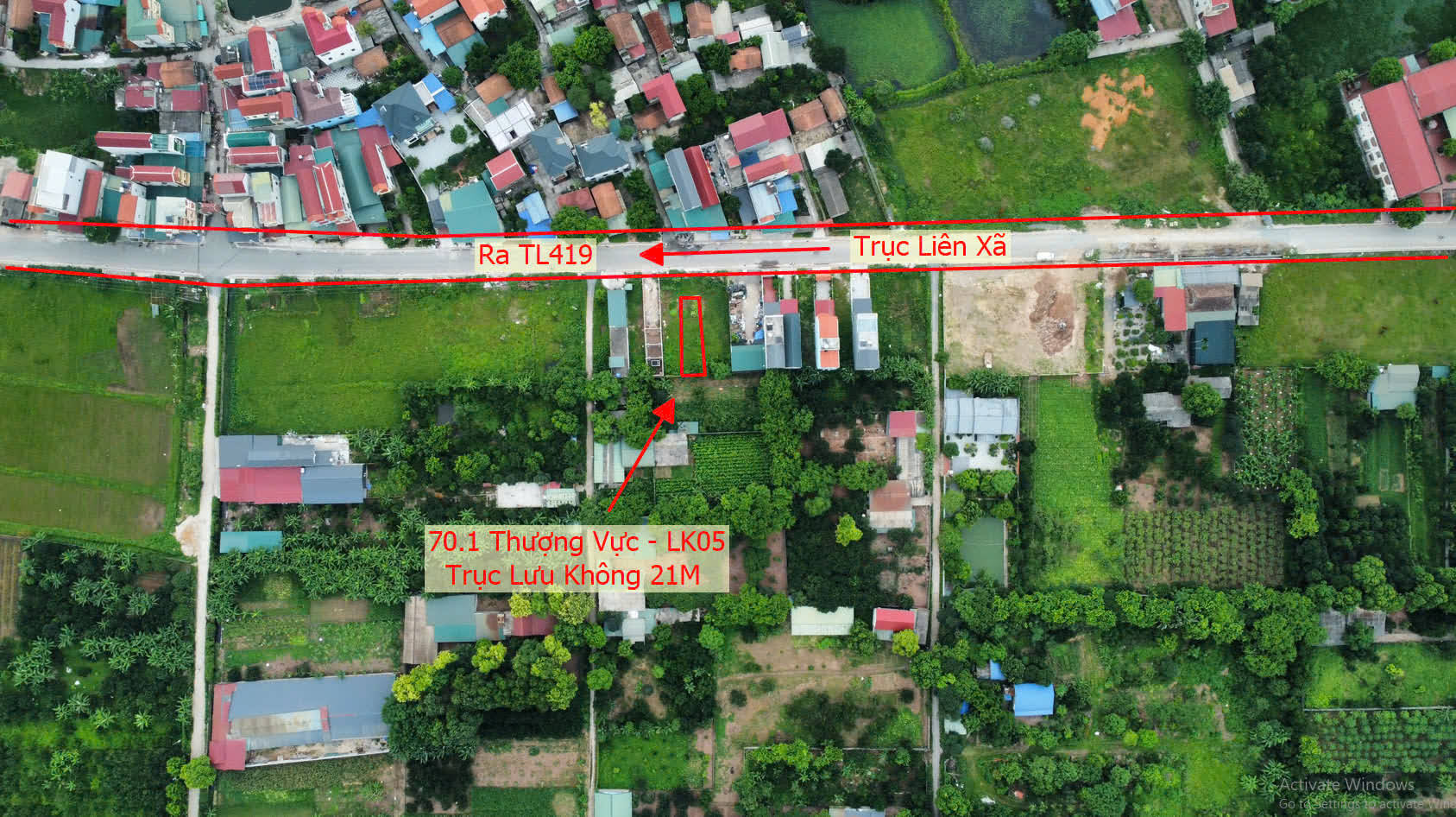 Hình ảnh Bán Đất Đấu Giá Thượng Vực Trục Lưu Không 21M Bám Mặt Đường Kinh Doanh Liên Xã 