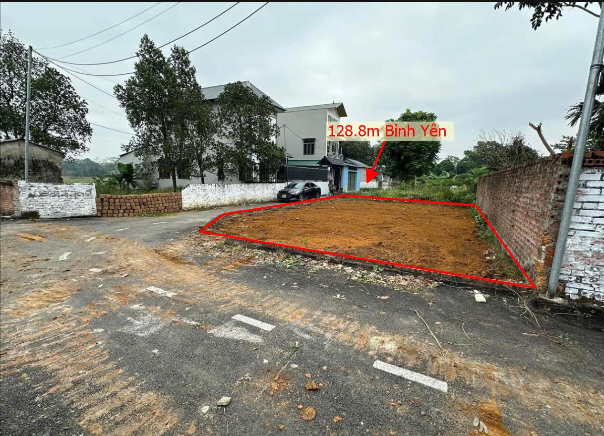 Hình ảnh Bán Lô Đất 128.8m Tại Bình Yên Thạch Thất Bám Đường Trải Aphan Gần CHợ Trường Học Ủy Ban Sổ Đỏ Pháp Lý Rõ Ràng Giá Đầu Tư
