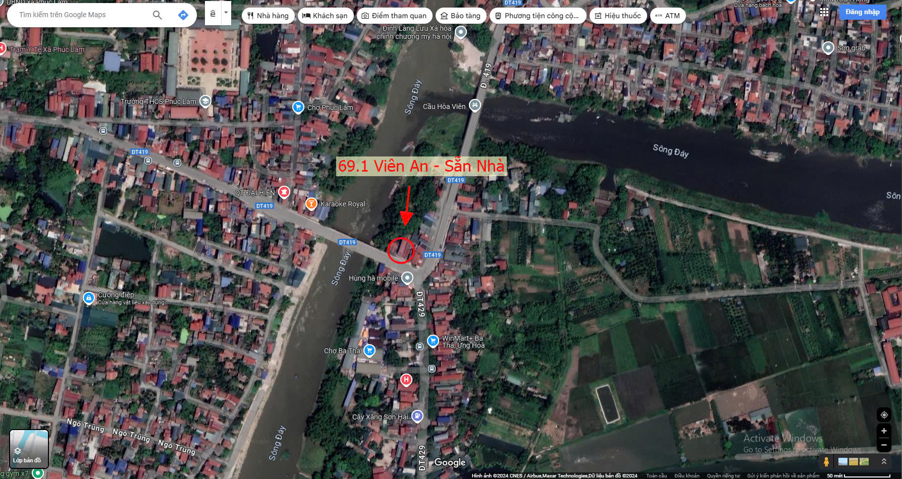 Hình ảnh Bán Đất Tặng Nhà Bám Mặt Đường Kinh Doanh TL419 Đối Diện Chợ Ba Thá Tại Viên An Ứng Hòa