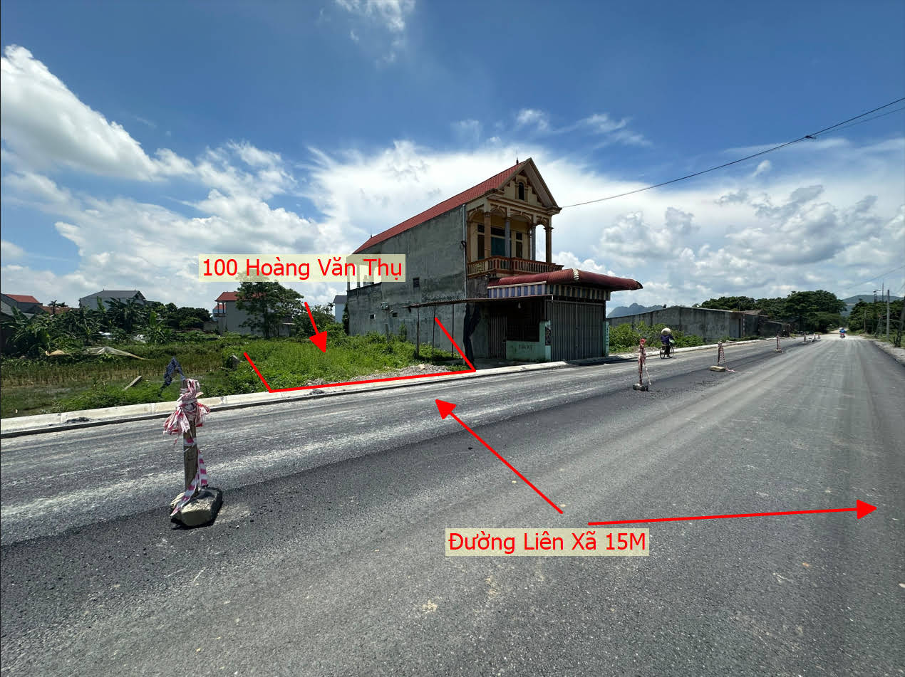 Hình ảnh Bán Thửa Đất 100m Tại Hoàng Văn Thụ Mặt Đường Kinh Doanh Liên Xã Cách QL21A Chỉ Vài Trăm Mét
