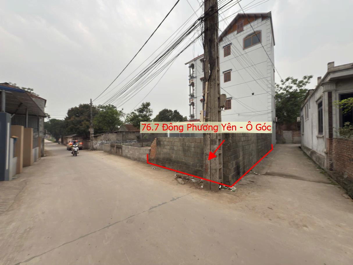 Hình ảnh Bán Lô Góc 2 Mặt Tiền Đường Ô Tô Tránh Nhau Ngay Trung Tâm Xã Đông Phương Yên 