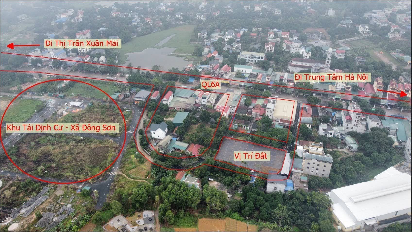 Hình ảnh Bất Động Sản Phú Nghĩa Bán Đất Khu Vực Đông Sơn Làn 2 Đường QL6A Đang Triển Khai Mở Rộng Sát Khu TĐC Đông Sơn (LK-13)