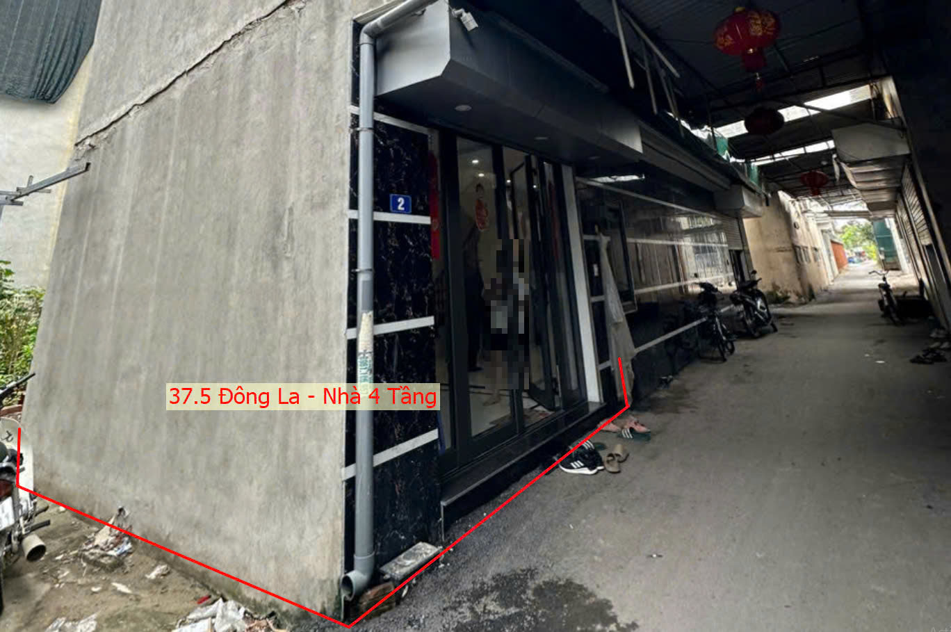 Hình ảnh Bán Nhà 4 Tầng Ô Tô Đỗ Cửa Sát Mặt Đường Kinh Doanh Ngay Trung Tâm Xã Đông La Hoài Đức 