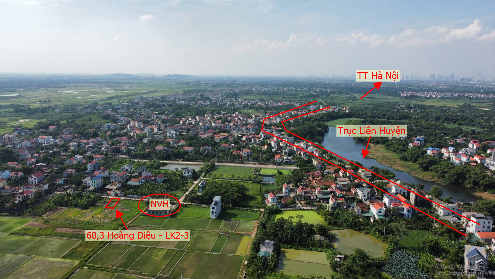 Hình ảnh Bán Đất Đấu Giá An Vọng Hoàng Diệu Đường Ô Tô Chạy Giá Nhỉnh Tỷ LK2-3