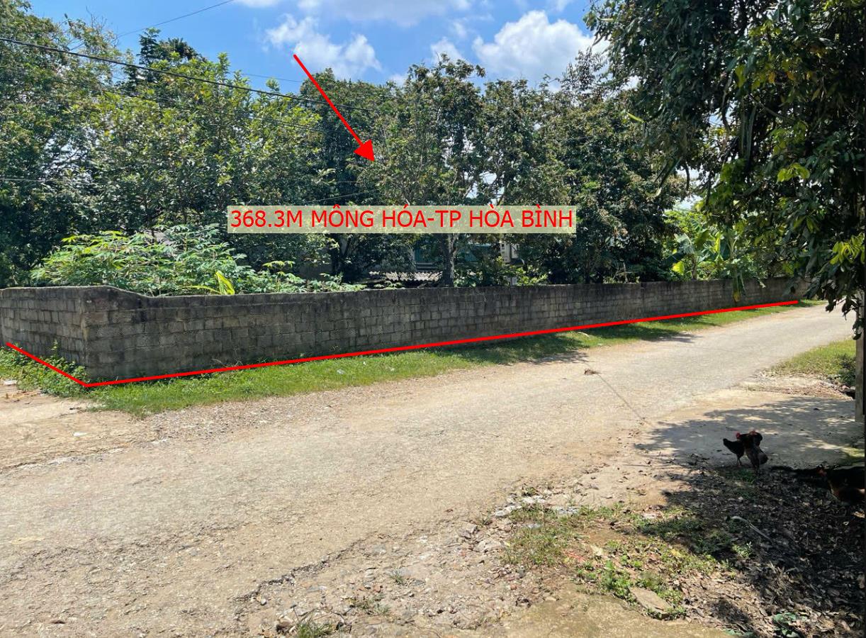 Hình ảnh Bán Thửa Đất 368m Tại TP Hòa Bình bám Mặt Đường 446 Dân cư Đông Đúc Đầy Đủ Tiện Ích