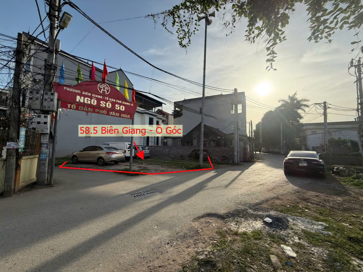 Hình ảnh Bán Lô Góc 2 Mặt Thoáng 58.5m Tại Biên Giang Bám Mặt Đường Kinh Doanh Gần QL6A Đang Triển Khai Mở Rộng