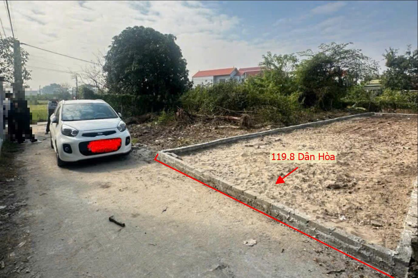 Hình ảnh Bán Đất Full Thổ Cư 119.8m Tại Dân Hòa Ô Tô Đỗ Tận Đất Gần Trục Chính Kinh Doanh Liên Xã Giá Chỉ Hơn 40tr/m