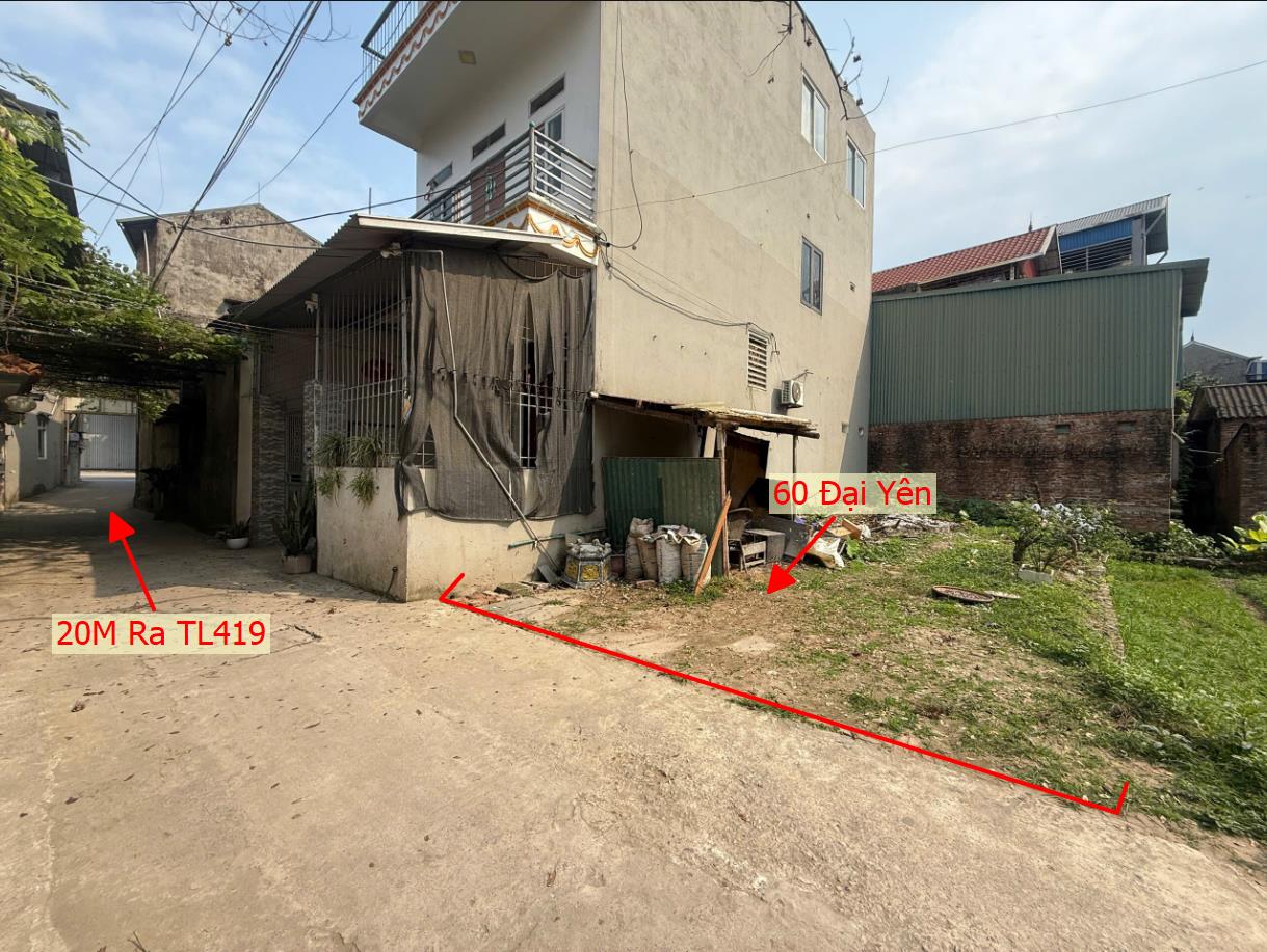 Hình ảnh Bán Đất Đại Yên Full Thổ Cư Thuộc Làn 2 TL419 Ô Tô Đỗ Tận Đất Ngay Trung Tâm Xã Đại Yên 