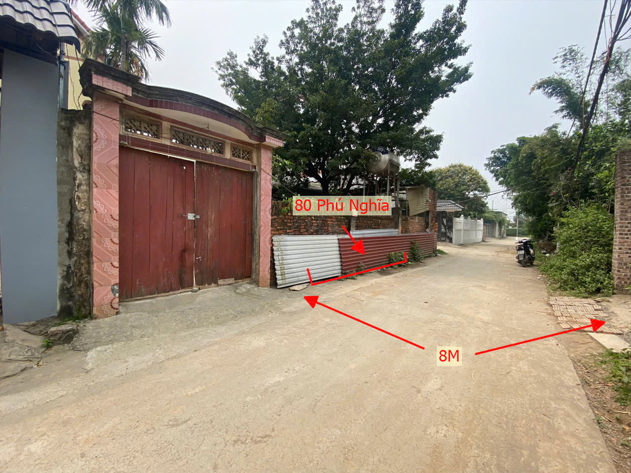 Hình ảnh Bán Đất Phân Lô 80m Tại Phú Nghĩa Đường Ô Tô Tránh Sát KCN Phú Nghĩa , QL6A Đang Mở Rộng  