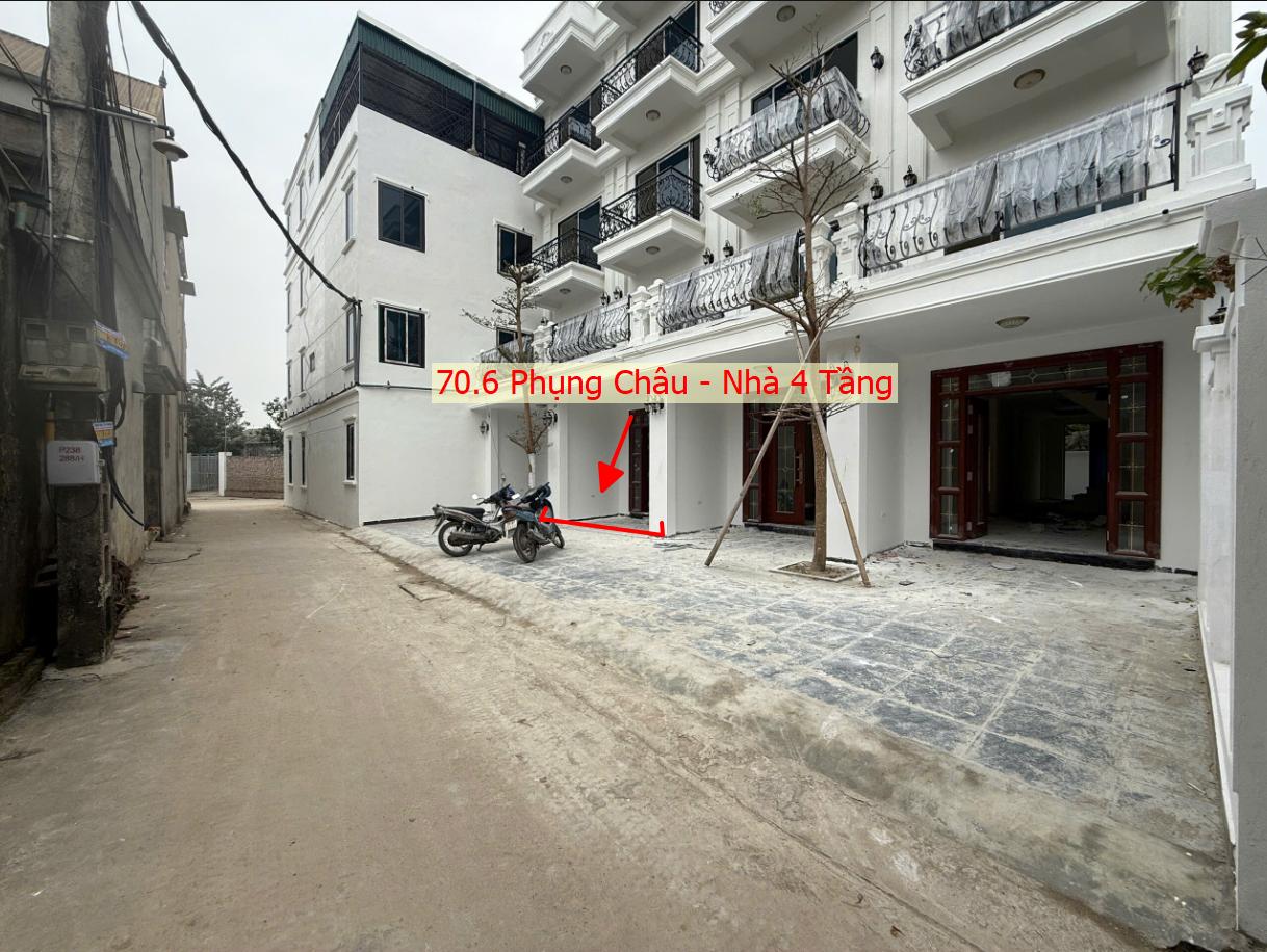 Hình ảnh Bán Nhà Thương Mại 4 Tầng 70.6m Tại Phụng Châu Đường thông Ô Tô Gần Trục Chính Liên Xã 