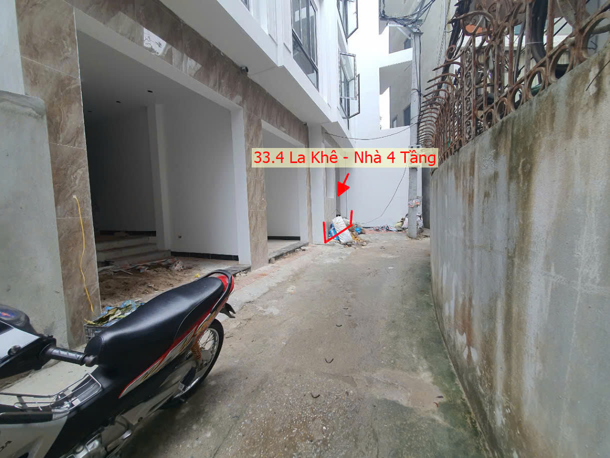 Hình ảnh Bán Nhà 4 Tầng Mới Xây Sát Mặt Đường Kinh Doanh Ngay Trung Tâm Phường La Khê Gần QL6A