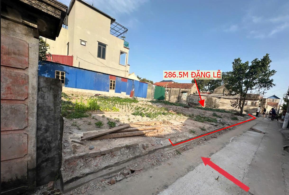 Hình ảnh Bán Lô Đất 286.5m Ô Góc 2 Mặt Tiền Tại Đặng Lễ Ân Thi Bám Đường Bê Tông Ô Tô Vào Tận Đất Dân Cư Đông Đúc Giái Đầu Tư