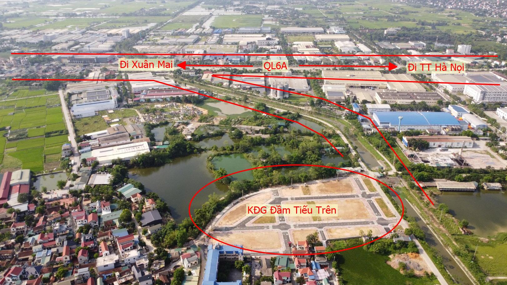 Hình ảnh Bất Động Sản Phú Nghĩa Bán Đất Đấu Giá Khu Đầm Tiếu Trên Ngay Sát Cụm KCN Phú Nghĩa Cách QL6A Đang Mở Rộng Chỉ Vài Trăm Mét(LK8)