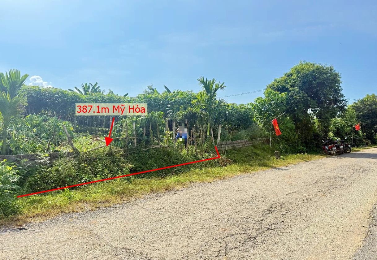 Hình ảnh Bán Lô Đất 387.1m Tại Mỹ Hòa Tân Lạc Bám Đường Bê Tông Ô Tô Vào Tận Đất Gần Chợ Trường Học View Núi Thoáng Mát Giá Đầu Tư