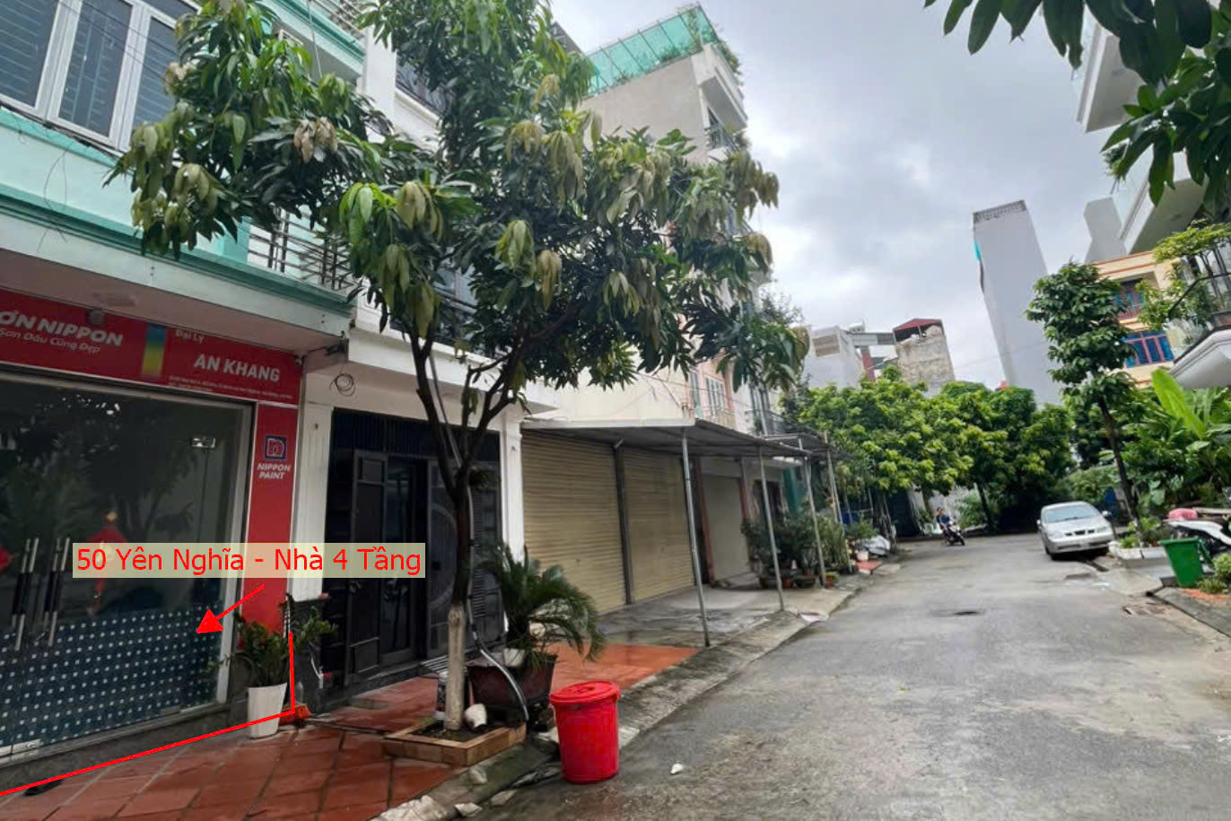 Hình ảnh Bán Nhà 4 Tầng Thuộc Khu Đất Dịch Vụ Yên Lô Phường Yên Nghĩa Ngay Gần Mặt Đường Kinh Doanh 