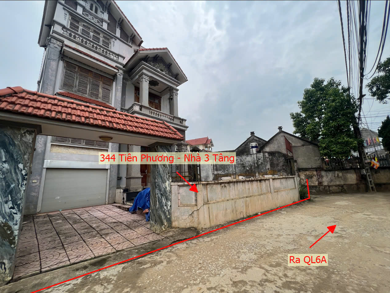 Hình ảnh Bán Nhà 3 Tầng Ô Tô Đỗ Tận Cửa Gần QL6A Đang Mở Rộng Tại Tiên Phương 