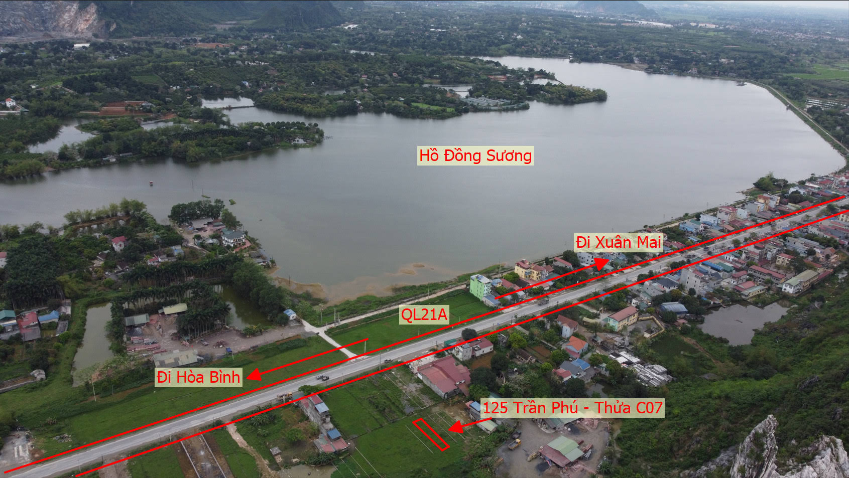 Hình ảnh Bán Đất Đấu Giá Đồng Sàng Trần Phú Sát QL21A & Hồ Đồng Sương 