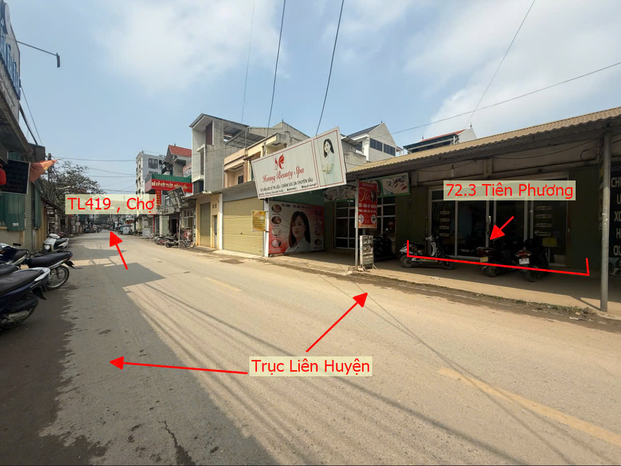 Hình ảnh Bán Nhà Cấp 4 72.3m Tại Tiên Phương Mặt Trục Kinh Doanh Liên Huyện Ngay Trung Tâm Hành Chính Xã 