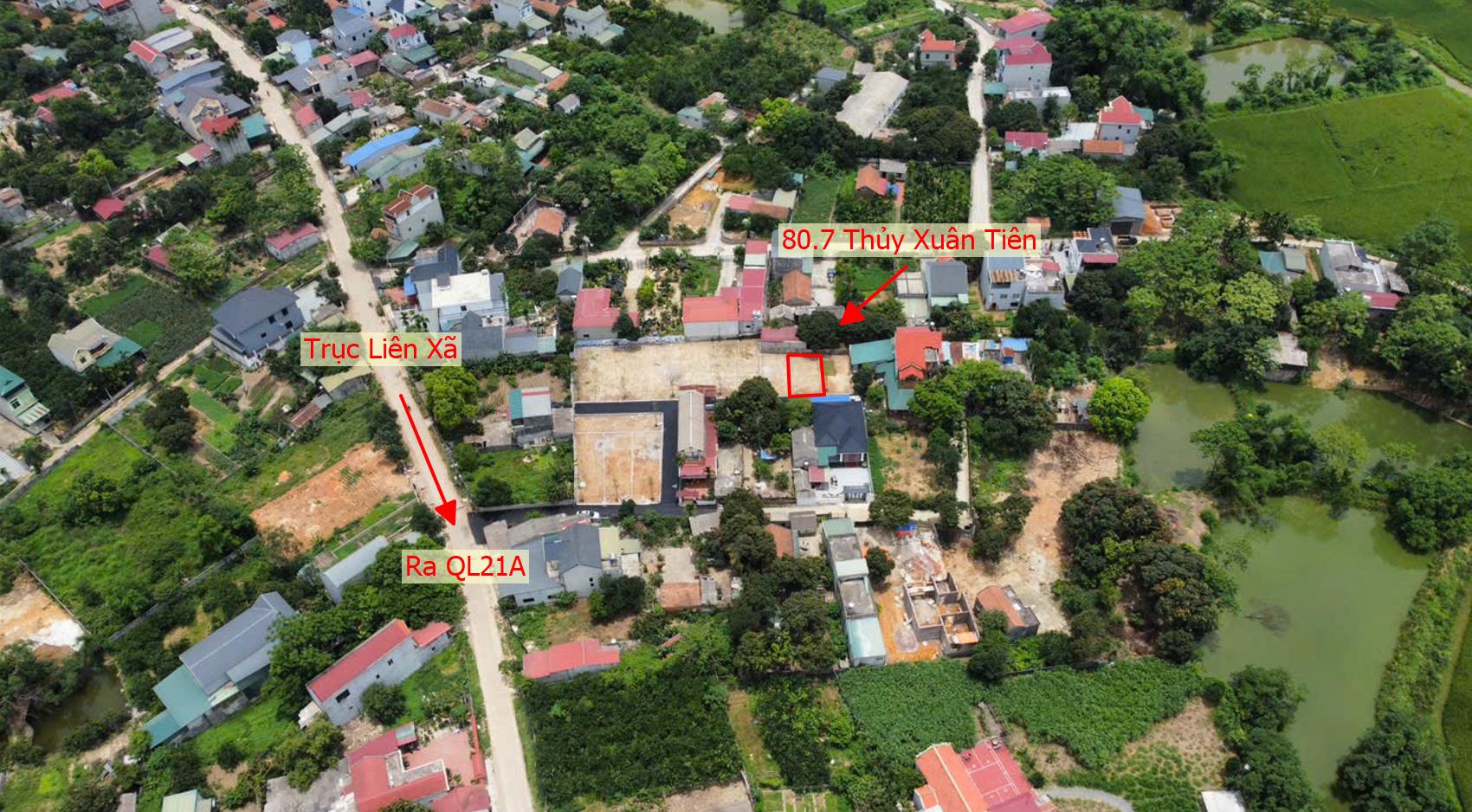 Hình ảnh Đất Phân Lô Thủy Xuân Tiên Ô Tô Đỗ Tận Đất Ngay Sát Trục Kinh Doanh Liên Xã Gần QL21A 