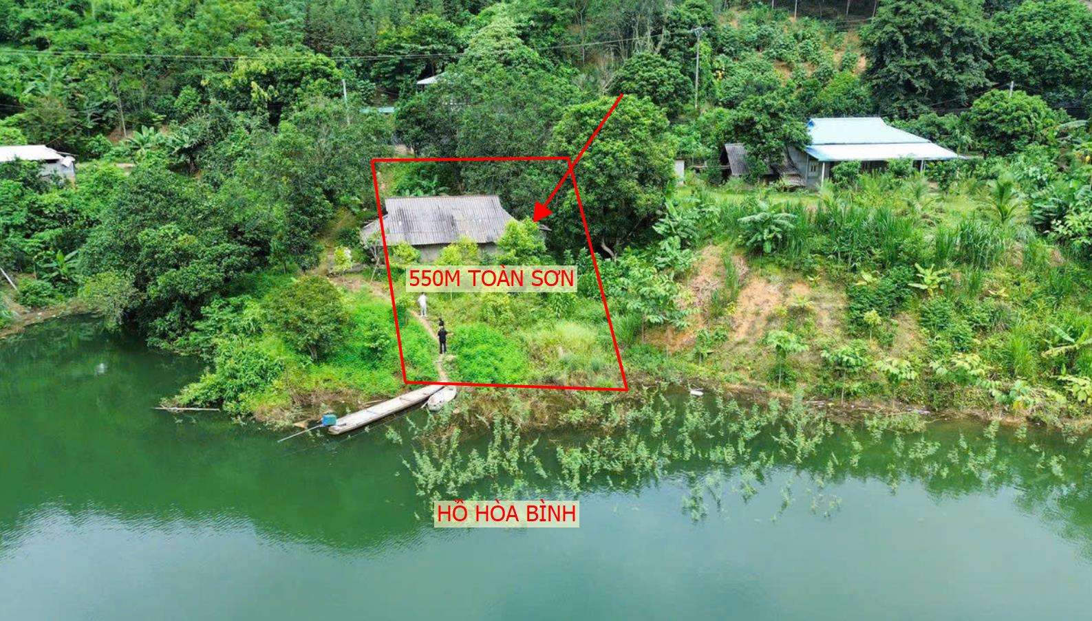 Hình ảnh Bán Lô Đất 550m Tại Toàn Sơn Đà Bắc Ô Tô Vào Tận Đất Bám Hồ 25m View Hồ Thoáng Mát 