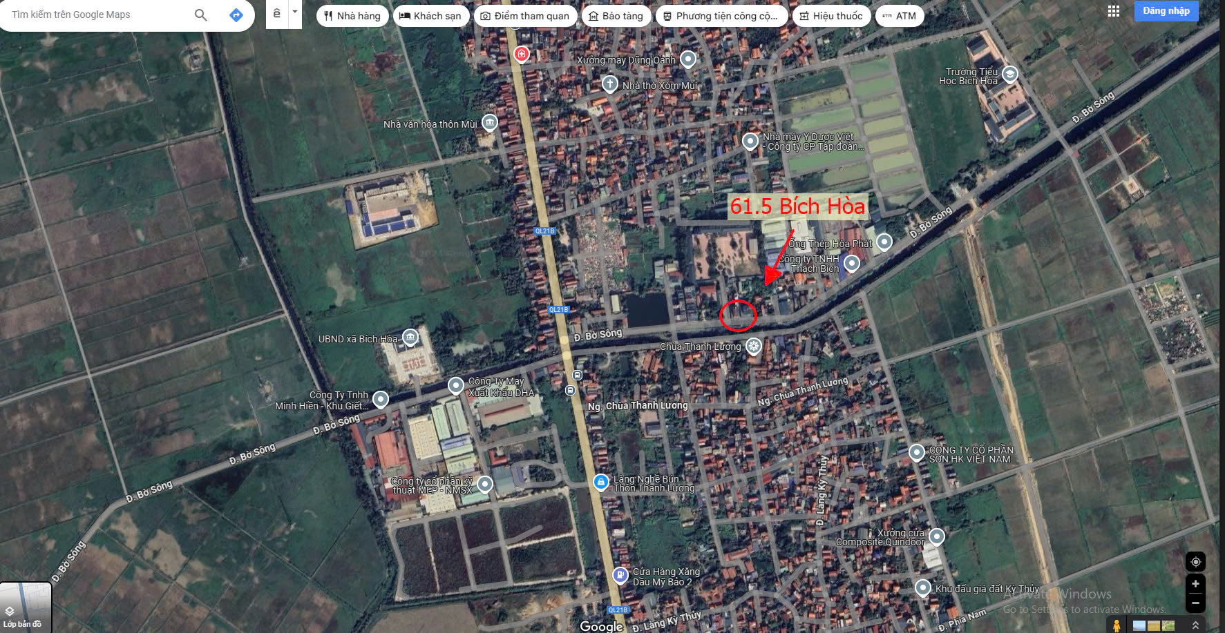 Hình ảnh Bán Đất Bích Hòa 2 Mặt Tiền Ô Tô Vào Tận Đất Ngay Trung Tâm Xã Bích Hòa Gần QL21B 